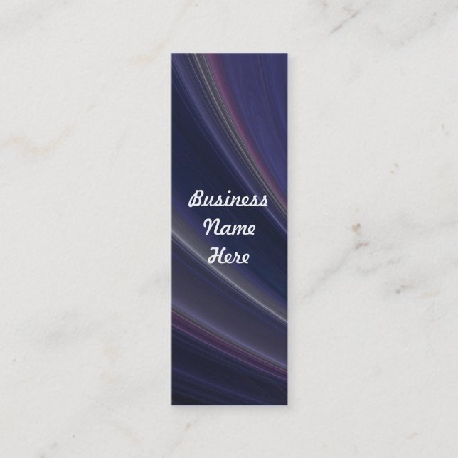 Abstract Rainbow Swirl Bookmark Business Cards (Front)