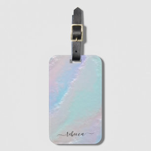 Abstract Rainbow Texture Luggage Tag