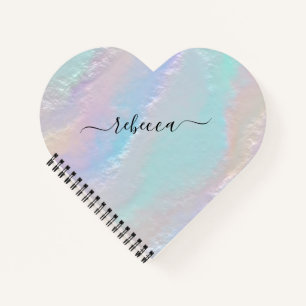Abstract Rainbow Texture Notebook