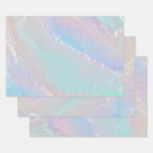 Abstract Rainbow Texture Wrapping Paper Sheet