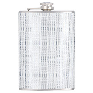 Abstract Raindrops Hip Flask