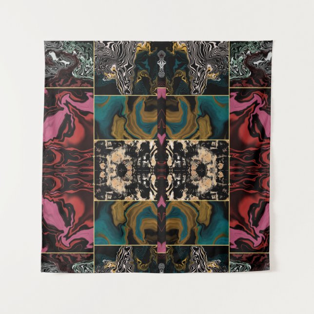 Abstract Random elegent art Tapestry (Front)