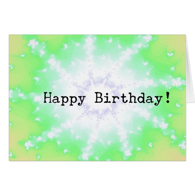 Abstract Ray, Birthday (Front Horizontal)