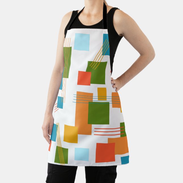 Abstract Rectangles and Lines  Apron (Insitu)