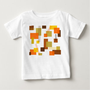 Abstract Rectangles and Lines Baby T-Shirt