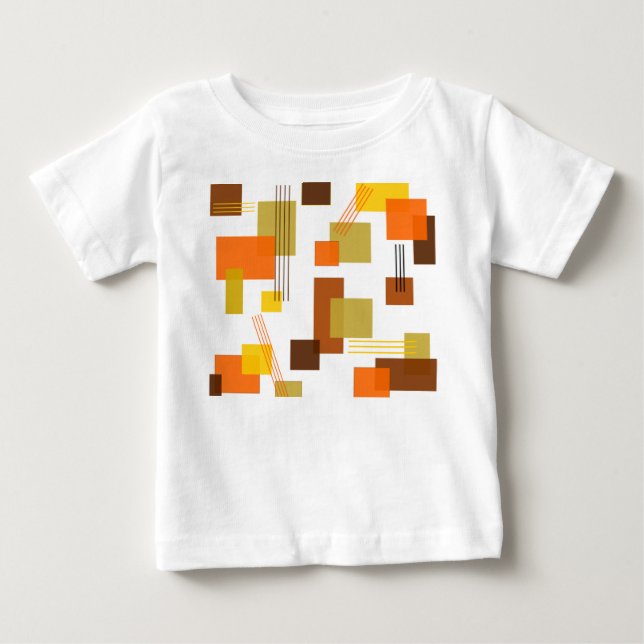 Abstract Rectangles and Lines  Baby T-Shirt (Front)