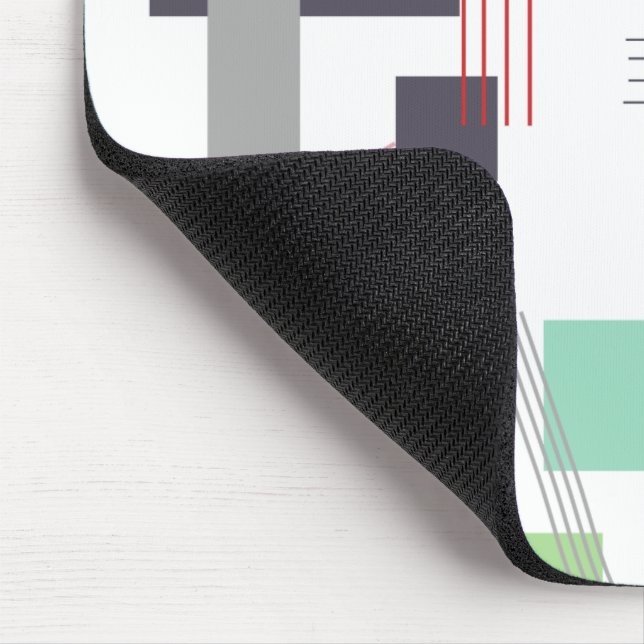 Abstract Rectangles and Lines  Mouse Pad (Corner)