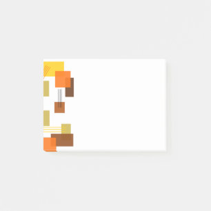 Abstract Rectangles and Lines Post-it Notes