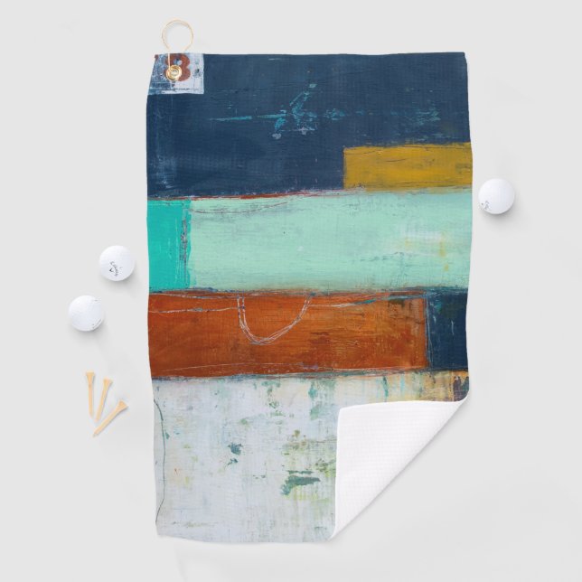 Abstract Rectangles Golf Towel (InSitu)