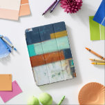 Abstract Rectangles iPad Pro Cover<br><div class="desc">Booby Trap by Erin Ashley. Features rectangle-like shapes stacked side-by-side to create a unique,  abstract design.| 140550GG</div>