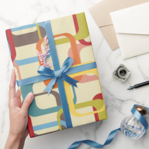 Abstract Rectangles Wrapping Paper