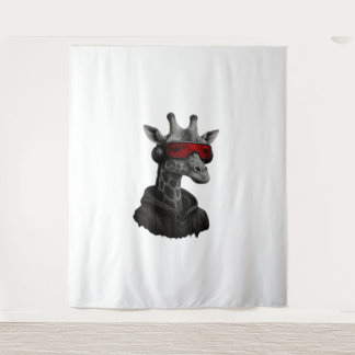 Abstract red and black giraffe Classic T-Shirt Tapestry