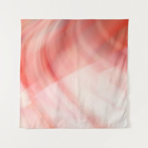 abstract red and pink background with white rings  tapestry