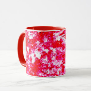 Abstract Red and Pink Mug