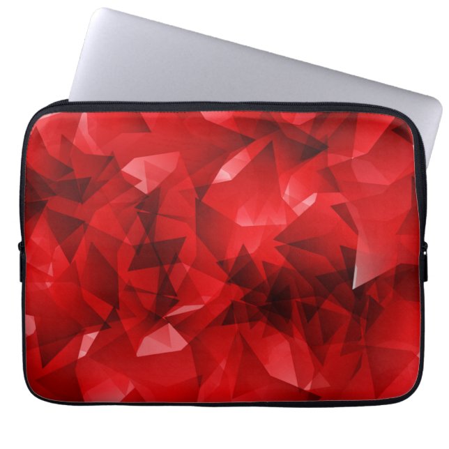 Abstract Red Background-51083 Laptop Sleeve (Front)