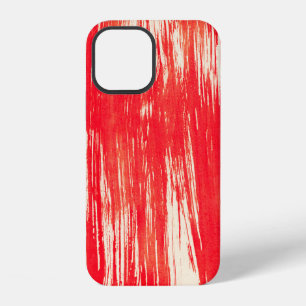 Abstract red background from watercolor iPhone 12 case