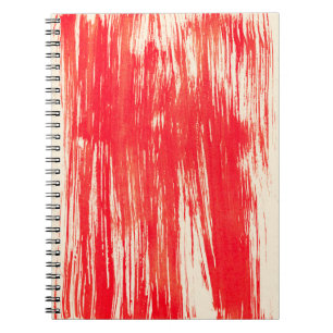 Abstract red background from watercolor notebook