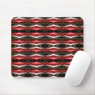 Abstract Red Black White  Mouse Pad! Mouse Pad