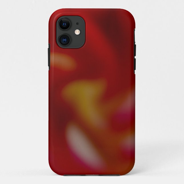 Abstract Red Blur Case-Mate iPhone Case (Back)