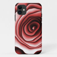 Abstract Red Floral Elegant Modern