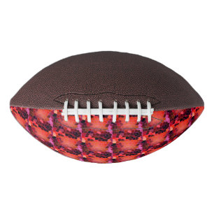Abstract Red Football