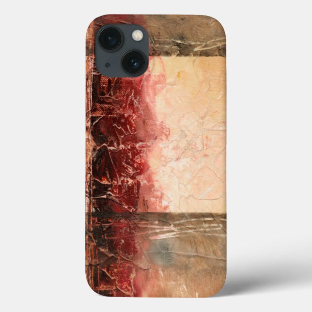 Abstract Red Landscape Case-Mate iPhone Case (Back)