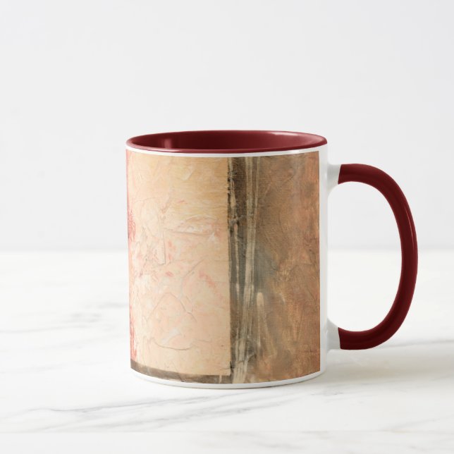 Abstract Red Landscape Mug (Right)