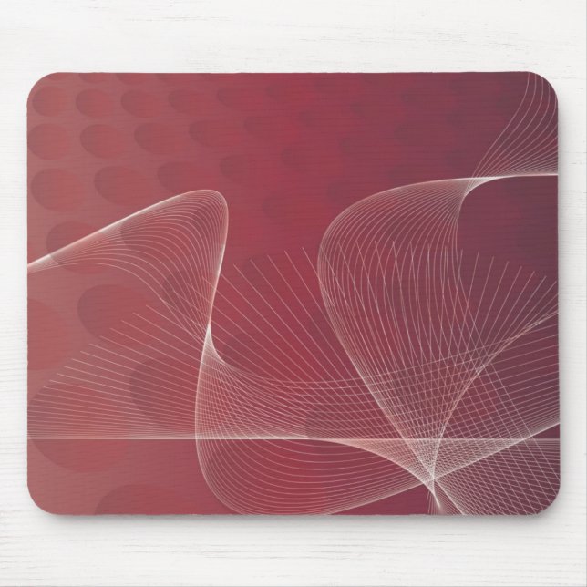 abstract red mousepad (Front)