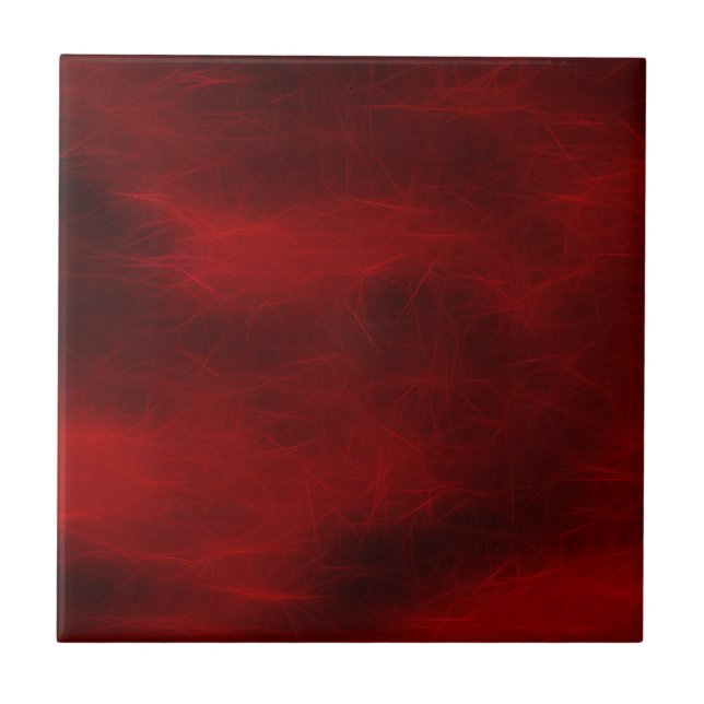 Abstract Red Neon Lights - Fantasy Dreams - Beauty Tile (Front)