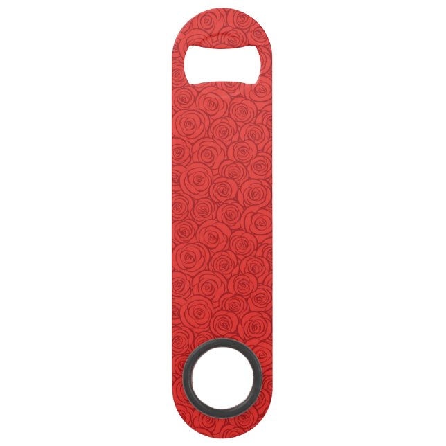 Abstract Red Roses Background (Front)