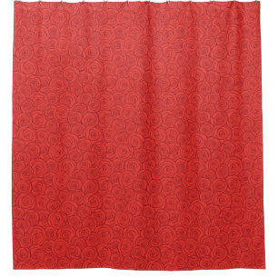 Abstract Red Roses Background Shower Curtain