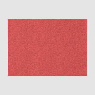 Abstract Red Roses Background Tissue Paper
