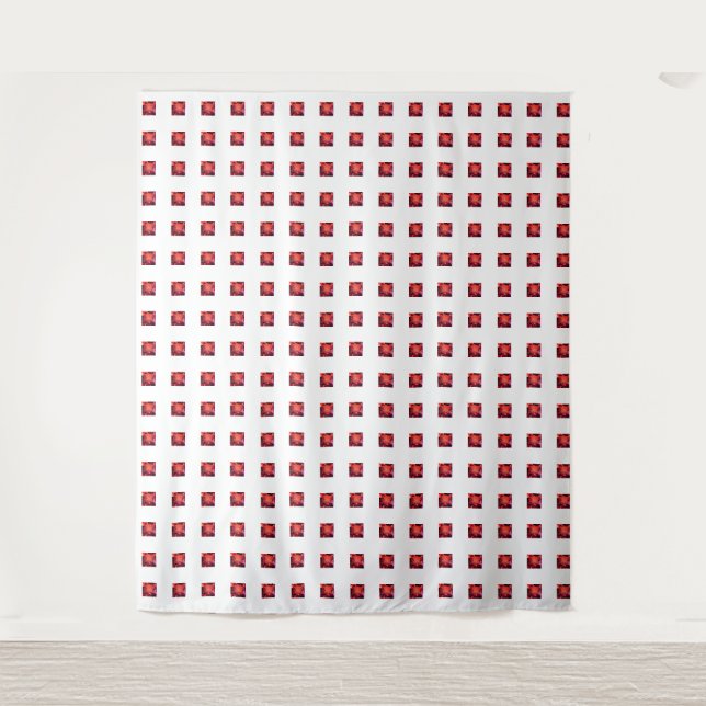 Abstract Red Tapestry (Front)