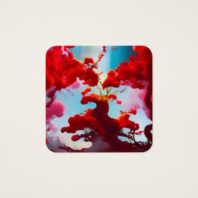 Abstract red trees (Front)