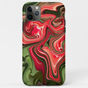 Abstract Red Tulip Floral Design Case-Mate iPhone Case