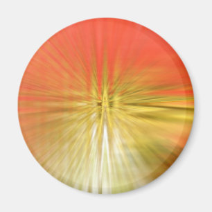 Abstract red tulip magnet