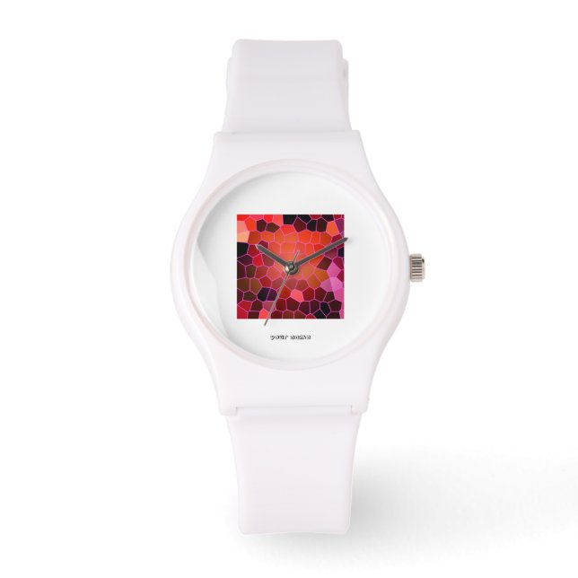 Abstract Red Watch (Front)