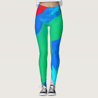 Abstract Reflection Leggings