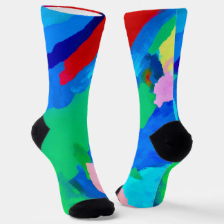 Abstract Reflection Socks
