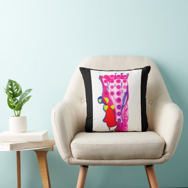 Abstract Regal Art Throw Pillow (Chair)