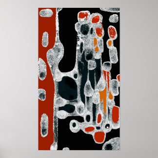 Abstract Relocation Poster