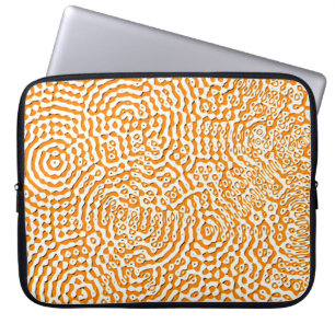 Abstract repeating endless seamless texture watera laptop sleeve