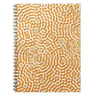 Abstract repeating endless seamless texture watera notebook