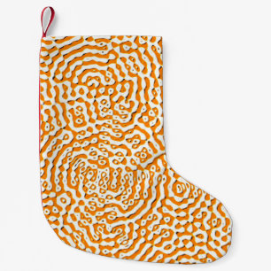Abstract repeating endless seamless texture watera small christmas stocking