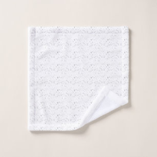 Abstract repeating pattern of small, scattered, da bath towel set
