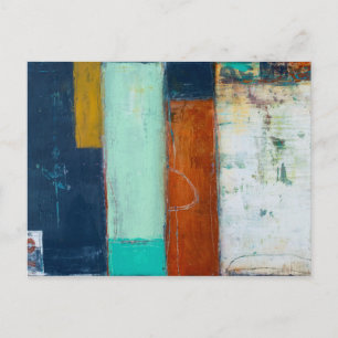 Abstract Retangles Postcard