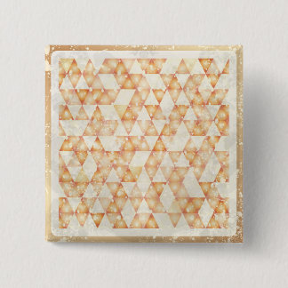 Abstract retro background 15 cm square badge