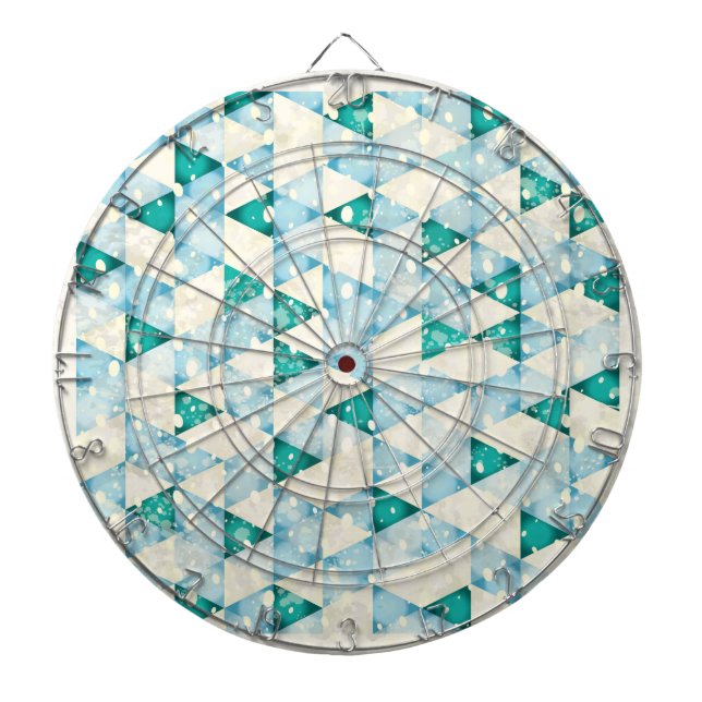 Abstract retro background dartboard (Front)