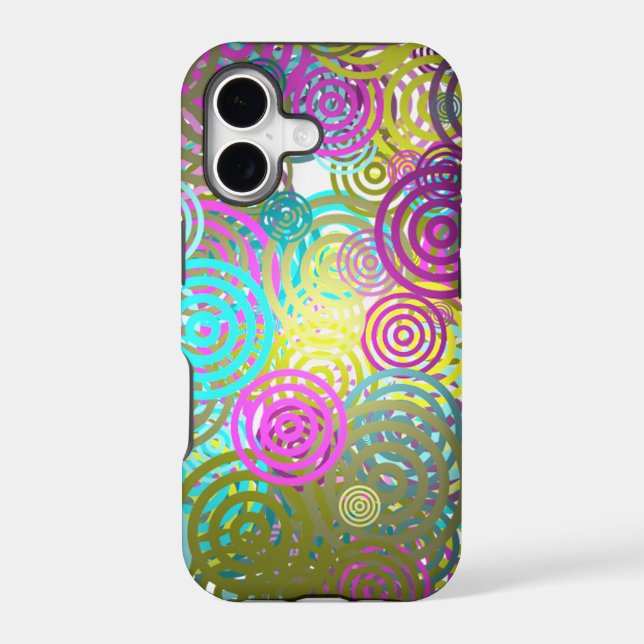 Abstract Retro circle pattern (Back)