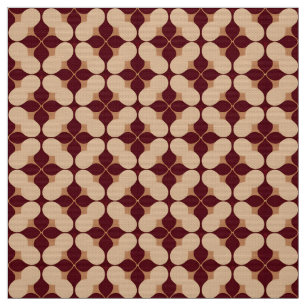 Abstract Retro Geometric Seamless Pattern Fabric